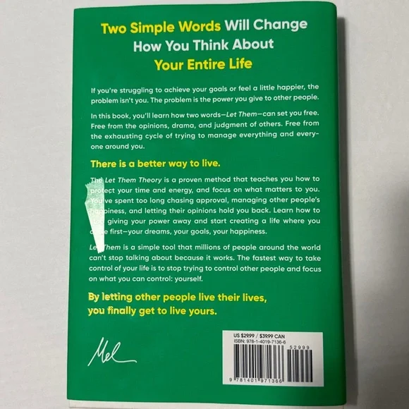 The Let Them Theory Book — Green Cover - Picture 2 of 2